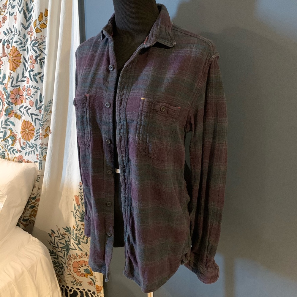 Urban Outfitters Koto plaid shirt size XS
